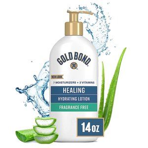 Gold Bond Fragrance Free Healing Hydrating Lotion